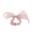 Simple Elegant Fabric Lattice Bowknot Elastic Hair Band